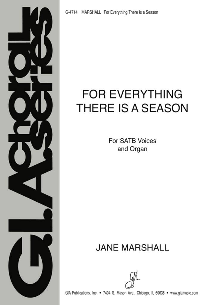 For Everything There Is a Season