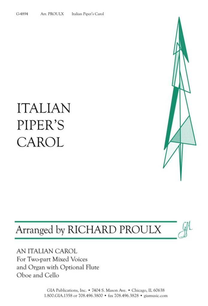 Italian Piper's Carol : Flute, Oboe, Cello