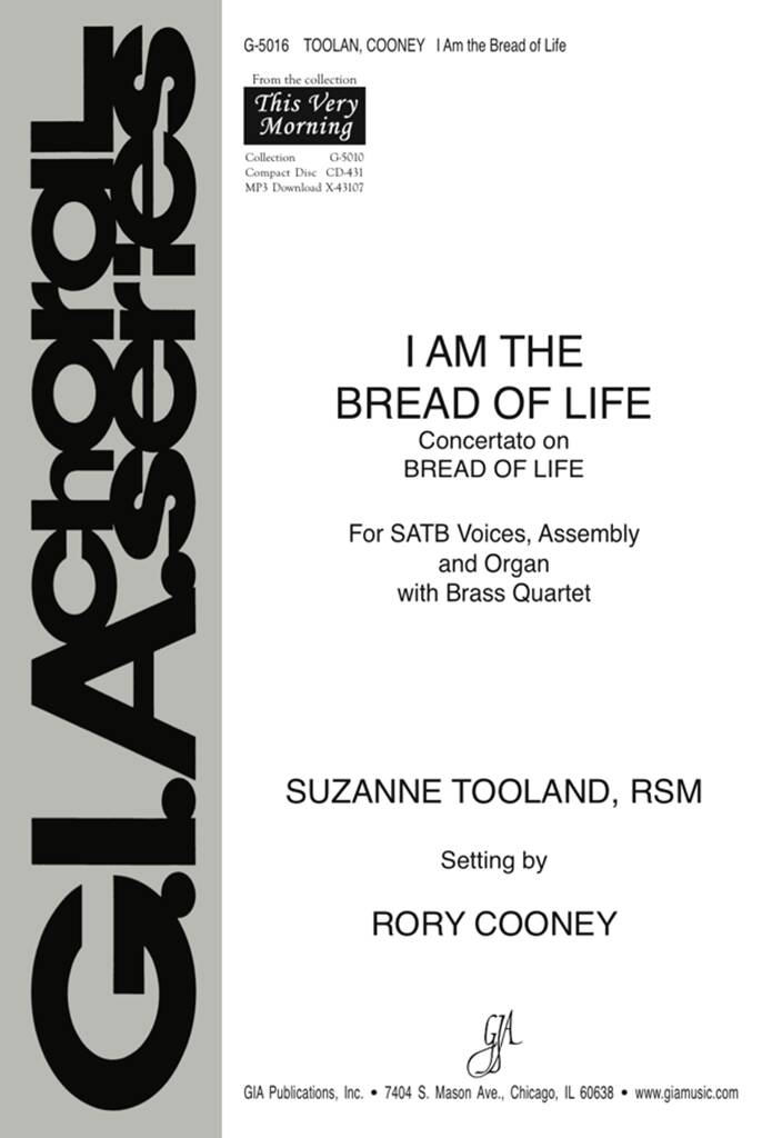 I Am the Bread of Life, Concertato on : Brass quartet - 2 Trumpets, 2 Trombones