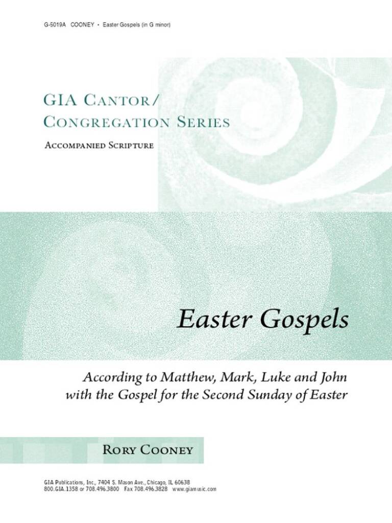 Easter Gospels - Cantor/Congregation - in F minor : According to Matthew, Mark, Luke and John