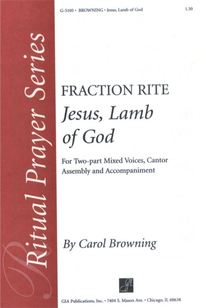 Jesus, Lamb of God : C Instrument