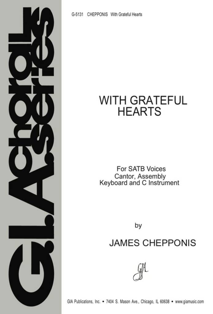 With Grateful Hearts : C Instrument