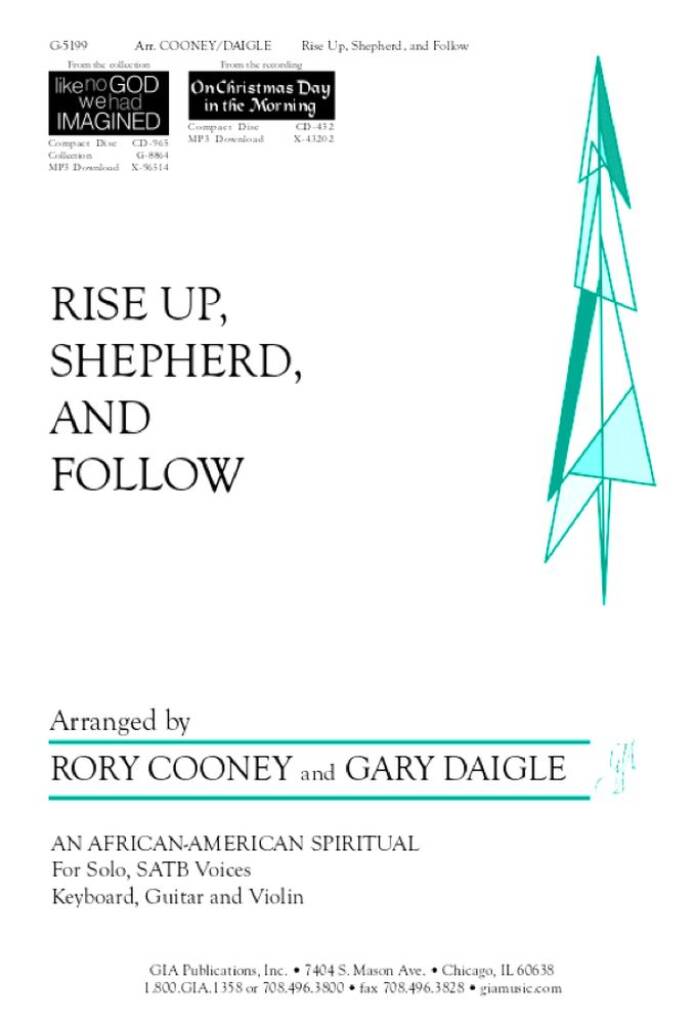 Rise Up, Shepherd, and Follow : Violin