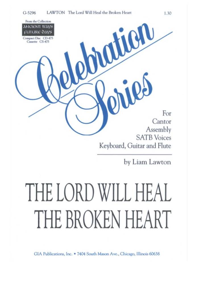 The Lord Will Heal the Broken Heart : Flute