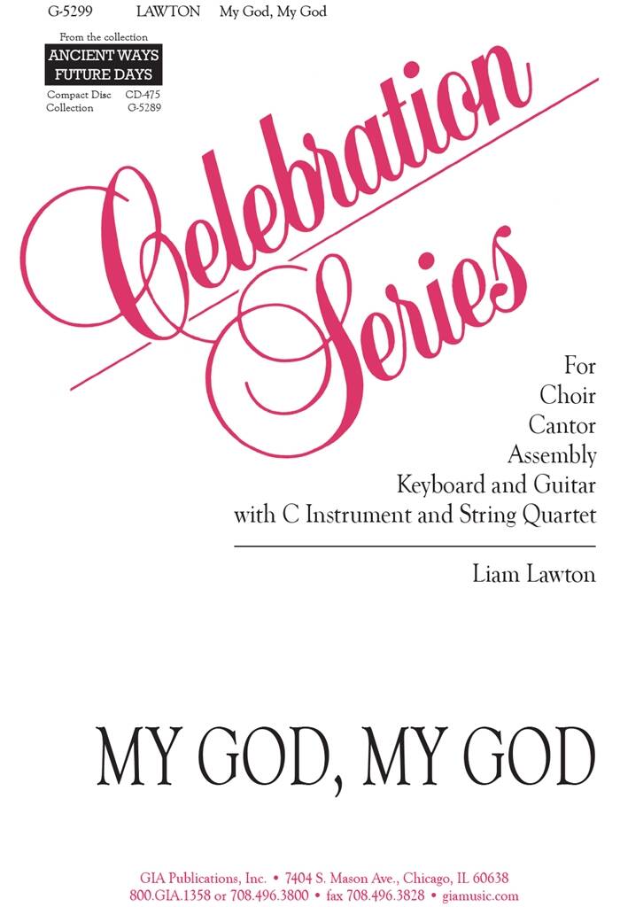 My God, My God : C Instrument,