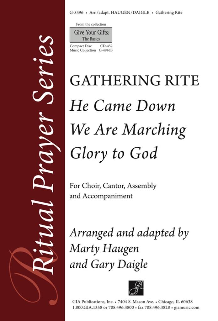 Gathering Rite: He Came Down : Percussion ad lib.