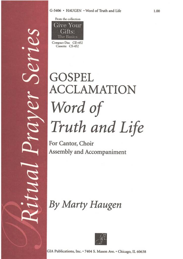 Gospel Acclamation: Word of Truth and Life : Flute