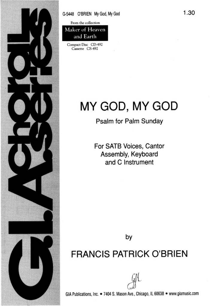My God, My God: Psalm for Palm Sunday : C Instrument