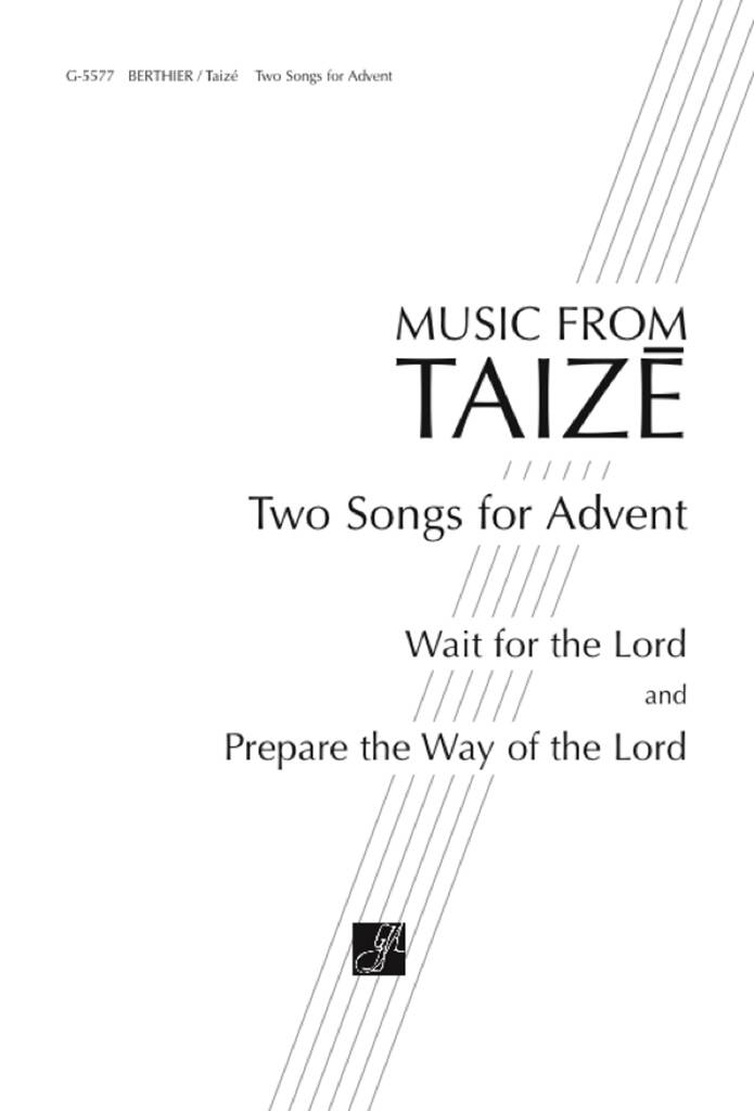 Two Songs for Advent : 2 Recorders, 1-2 Flutes, Bb Clarinet, Oboe