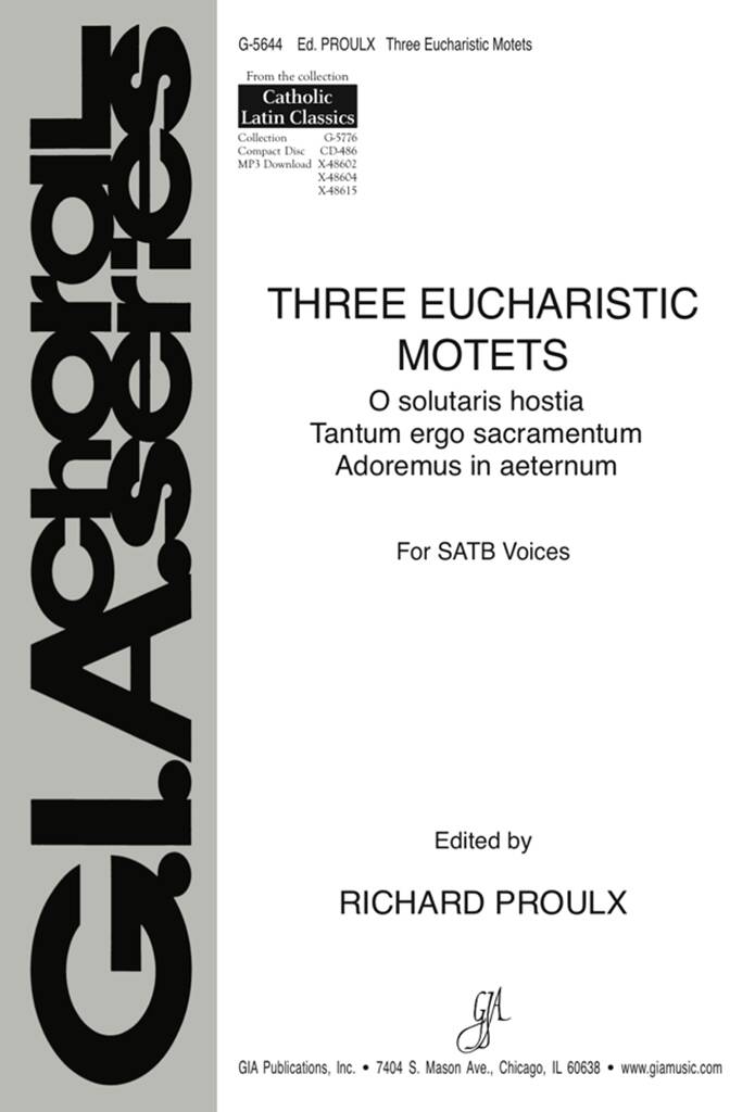 Three Eucharistic Motets