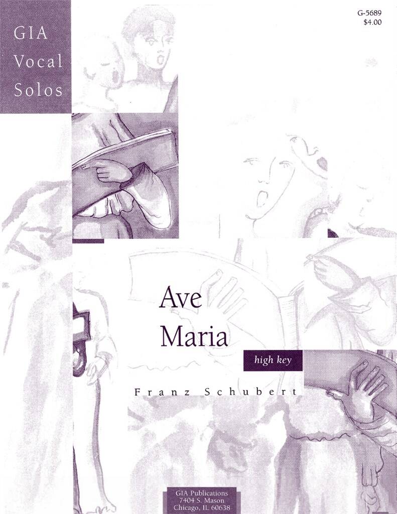 Ave Maria : High Voice Key of B-flat