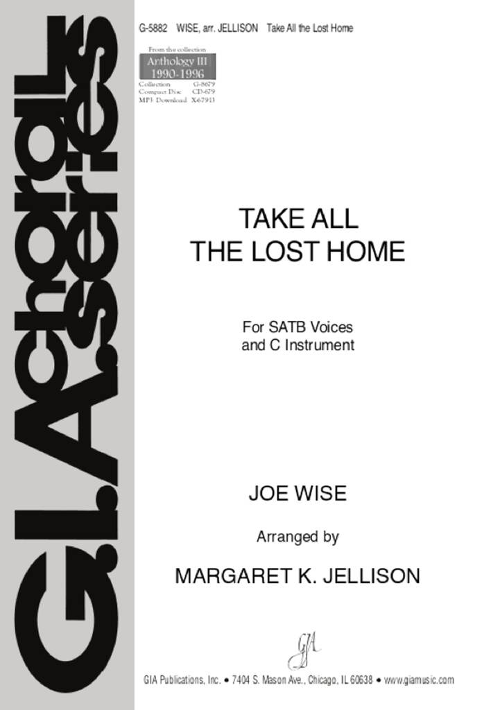 Take All the Lost Home : C Instrument