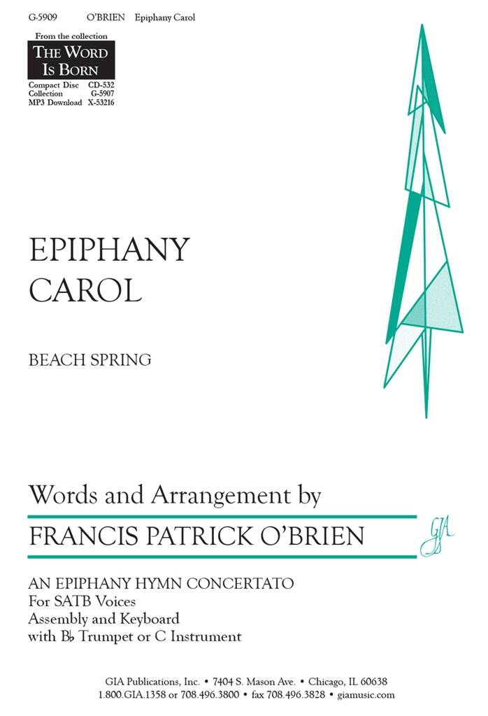 Epiphany Carol : B-flat Trumpet, C Instrument