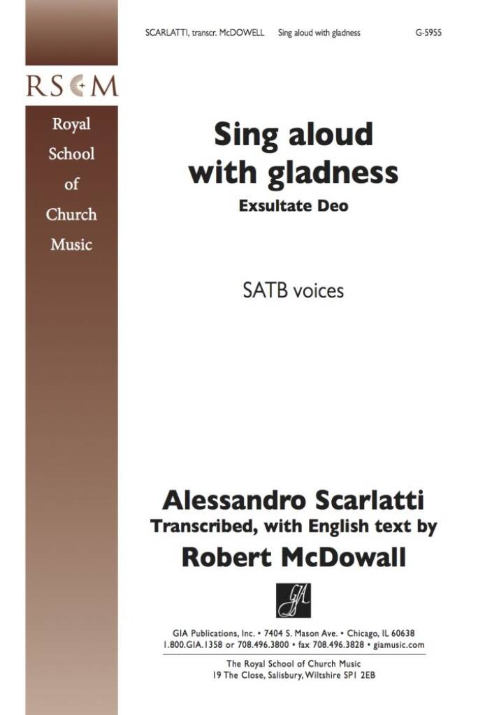 Sing Aloud with Gladness : Exultate Deo