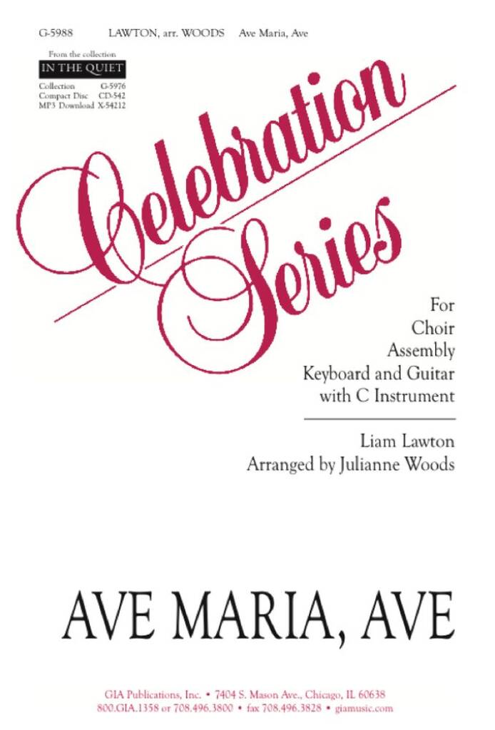 Ave Maria, Ave : Guitar