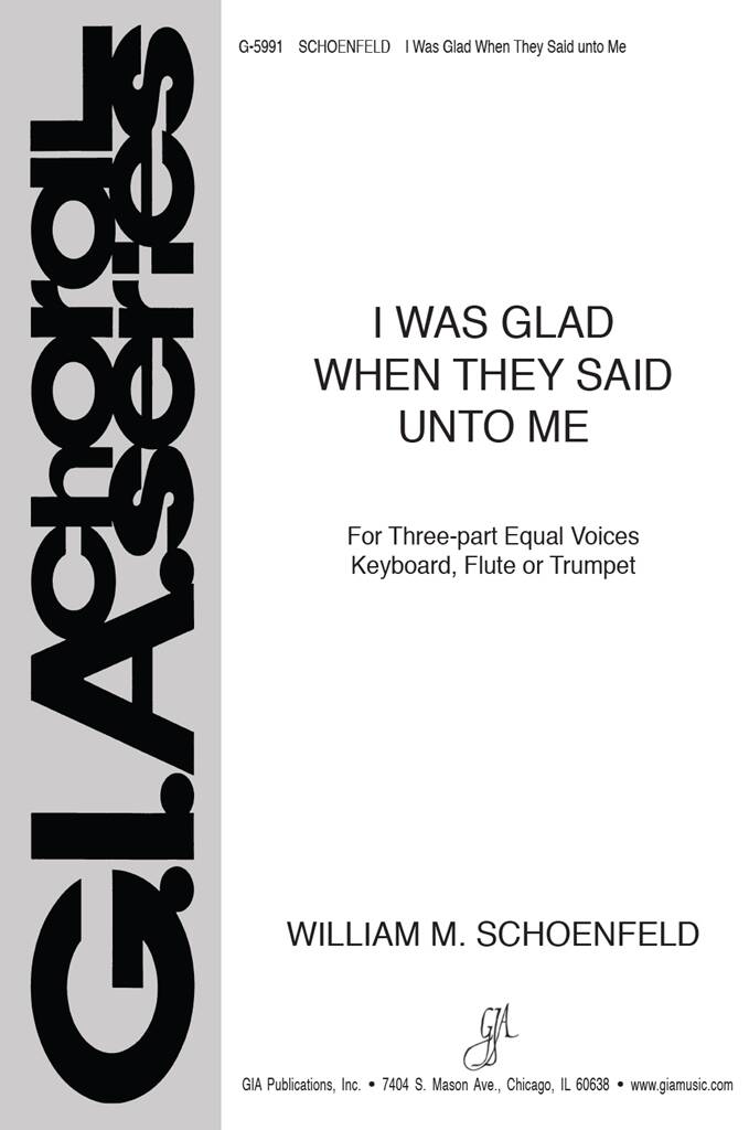 I Was Glad When They Said unto Me : Flute