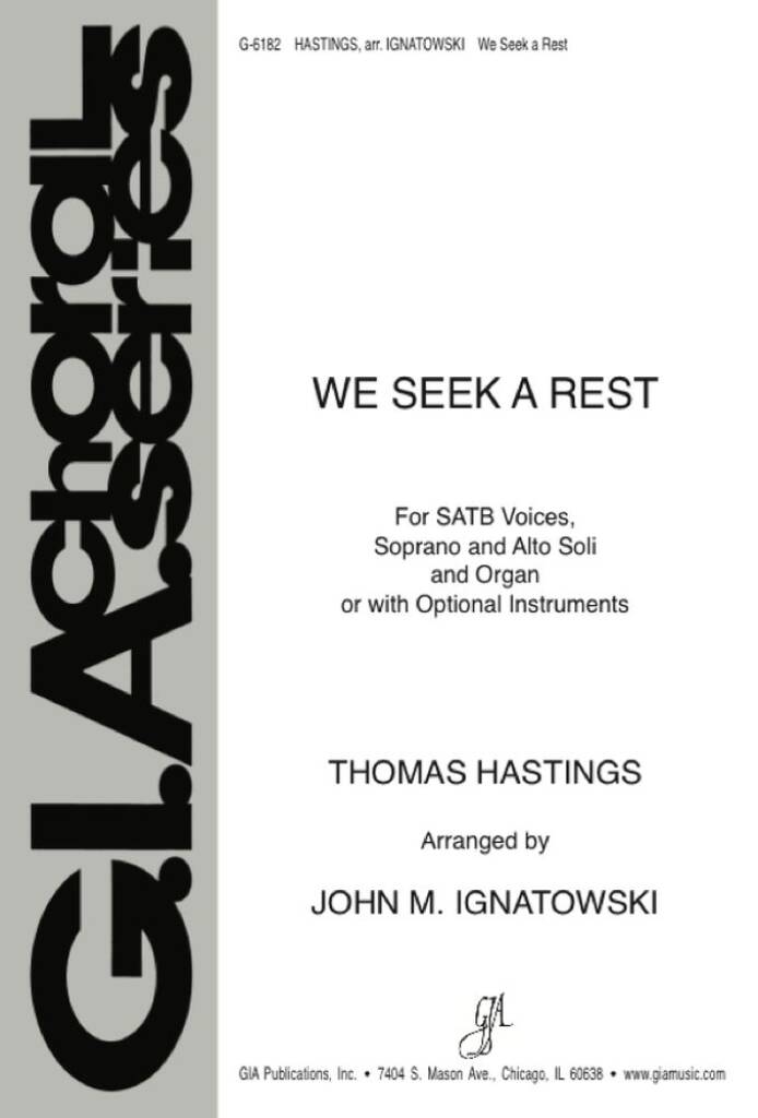 We Seek a Rest
