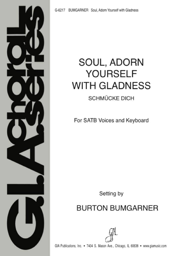 Soul, Adorn Yourself with Gladness