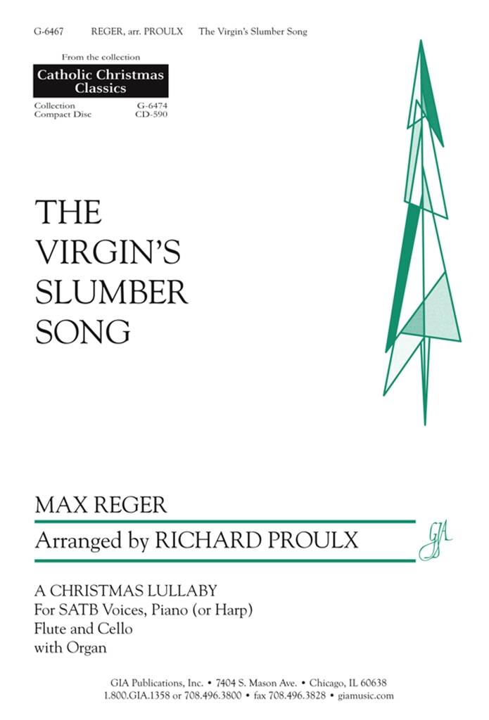 Virgin's Slumber Song, The : Flute, Harp or Piano