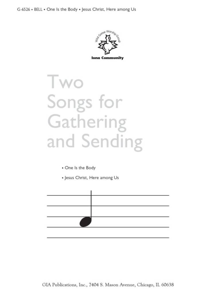 Two Songs for Gathering and Sending : optional Keyboard accompaniment