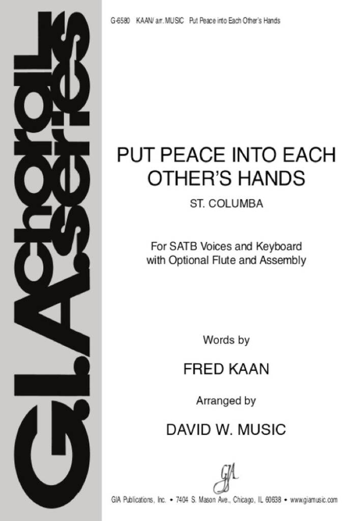 Put Peace into Each Other's Hands : Flute