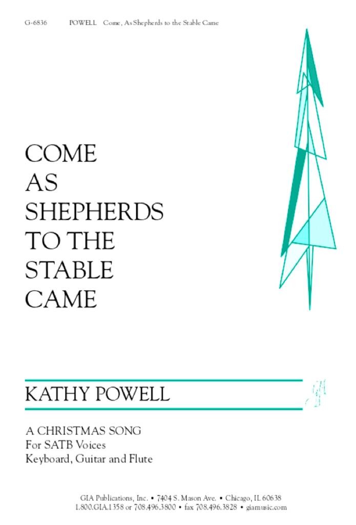 Come, As Shepherds to the Stable Came : Flute