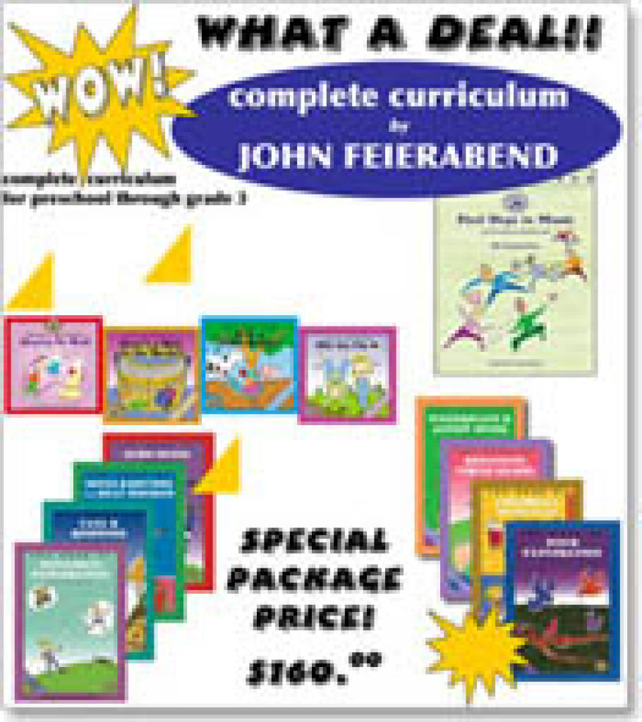 First Steps in Music: Preschool and Beyond : Curriculum Book, 8 Books and 4 CDs