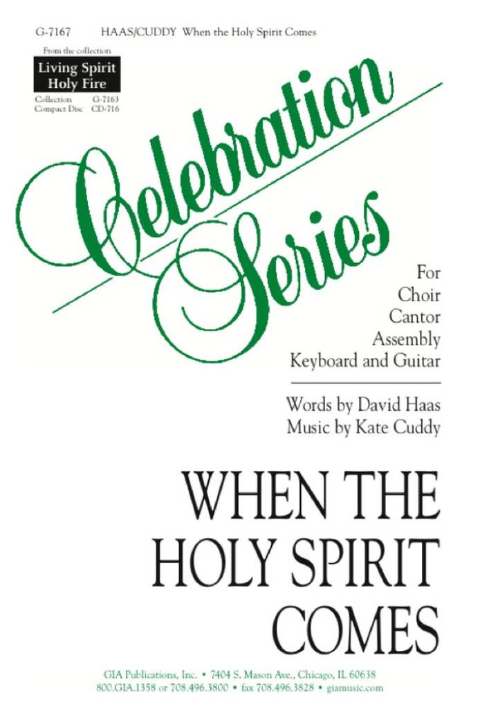 When the Holy Spirit Comes : Guitar