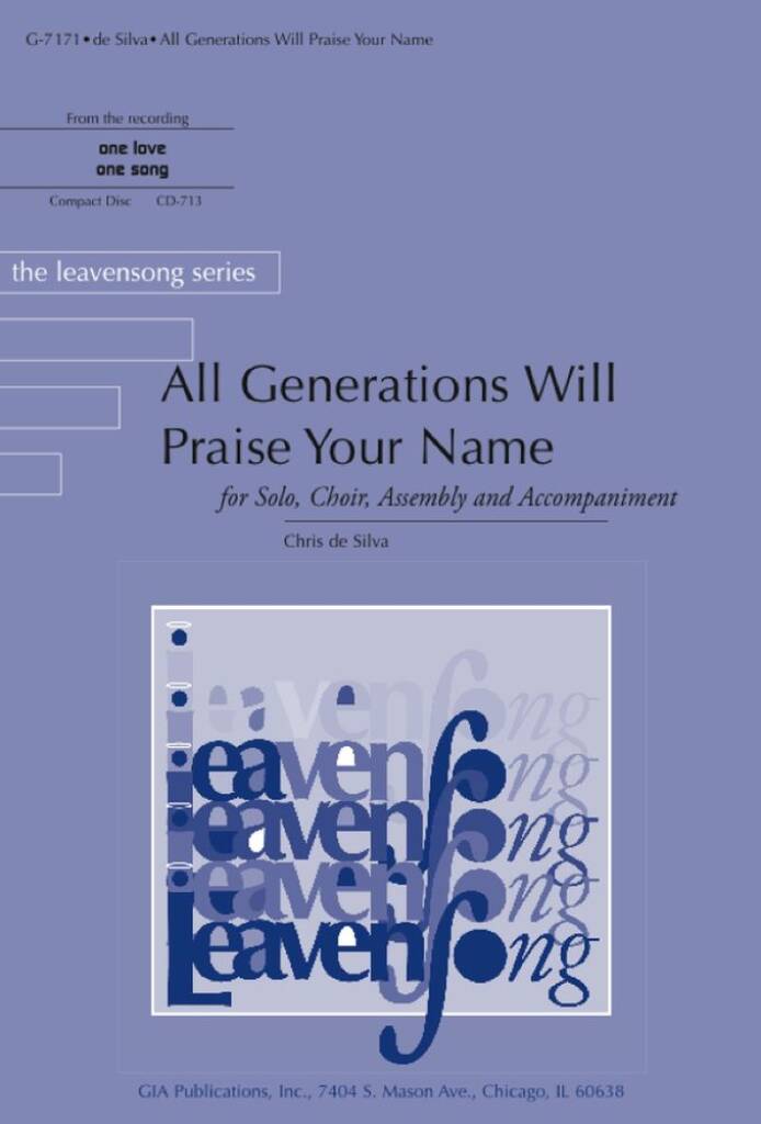 All Generations Will Praise Your Name -Guitar : Guitar