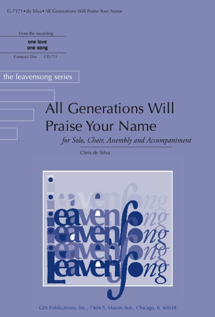 All Generations Will Praise Your Name : B-flat Clarinet and Cello