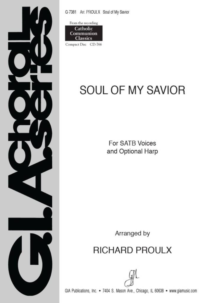 Soul of My Savior : Optional Harp