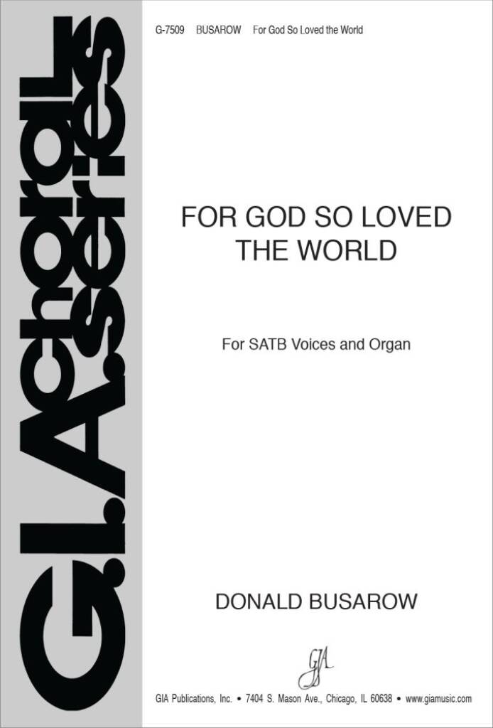 For God So Loved the World