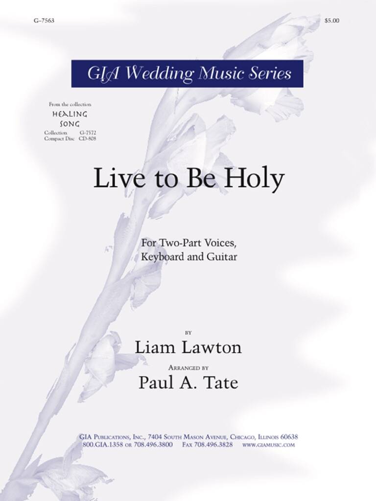 Live to Be Holy