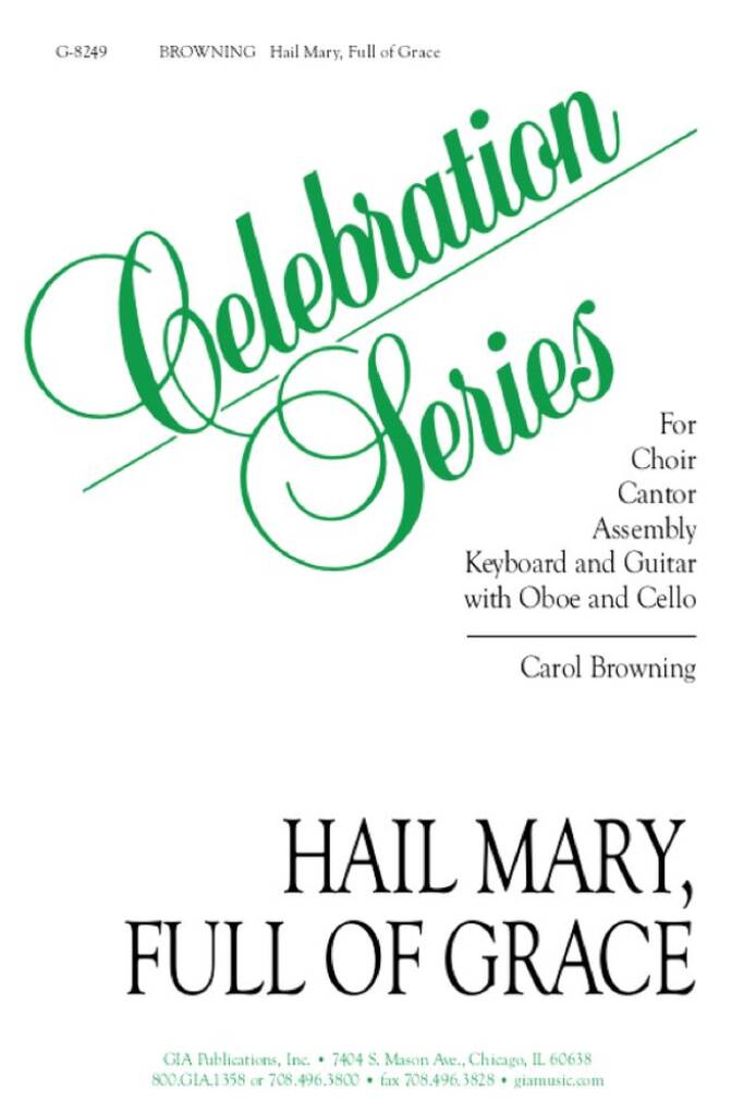 Hail Mary, Full of Grace - instrument part : Oboe, Cello