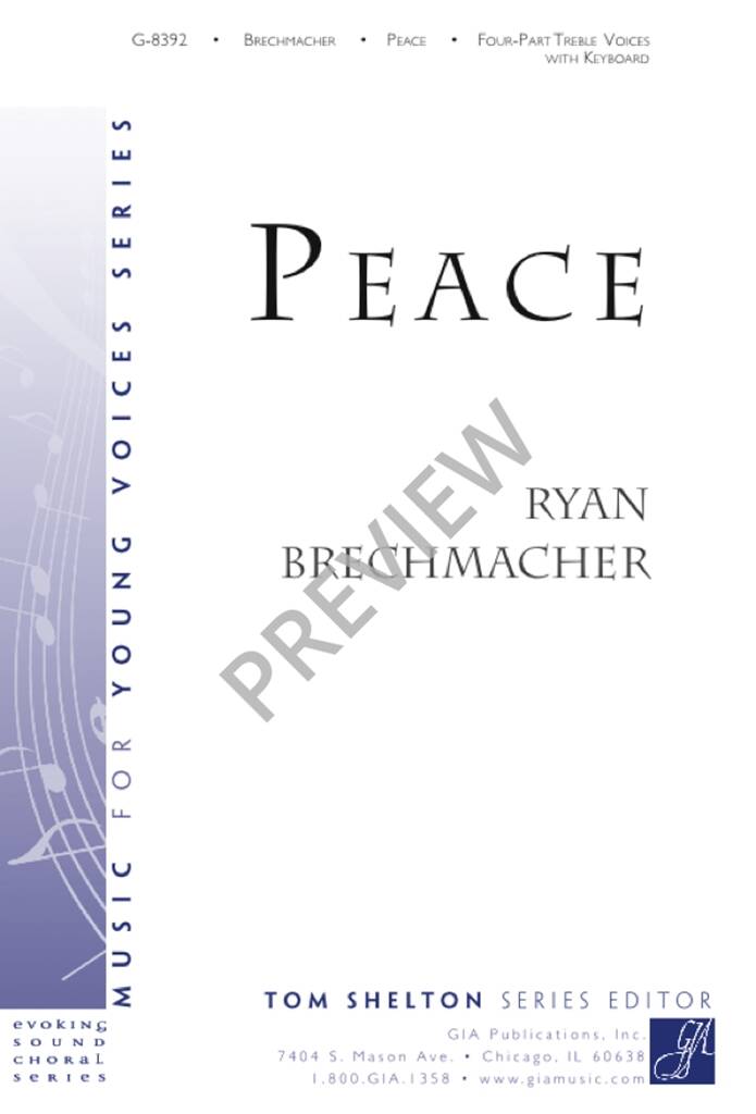 Peace : Four-part Treble and Keyboard