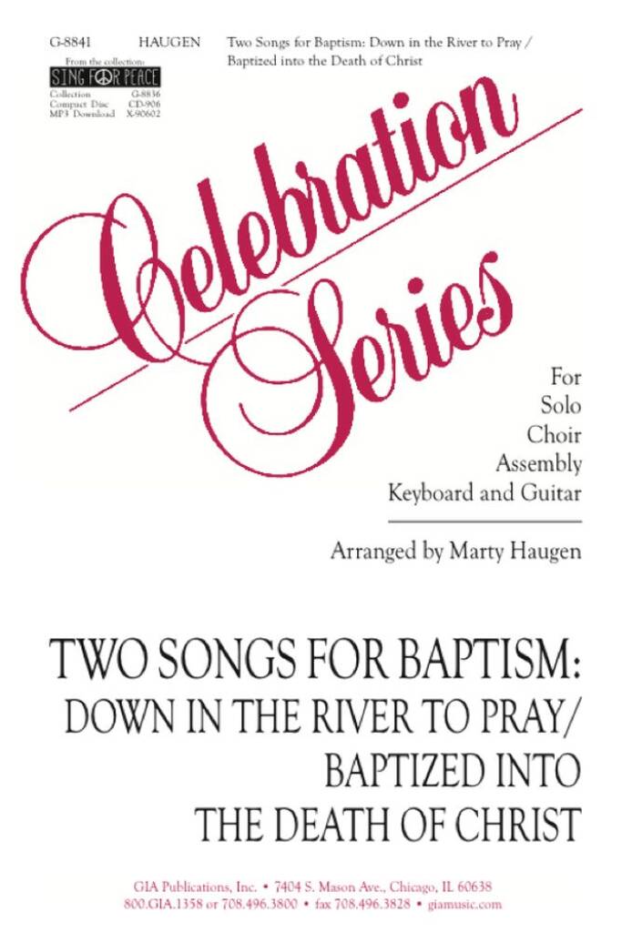 Two Songs for Baptism - Guitar edition : Guitar
