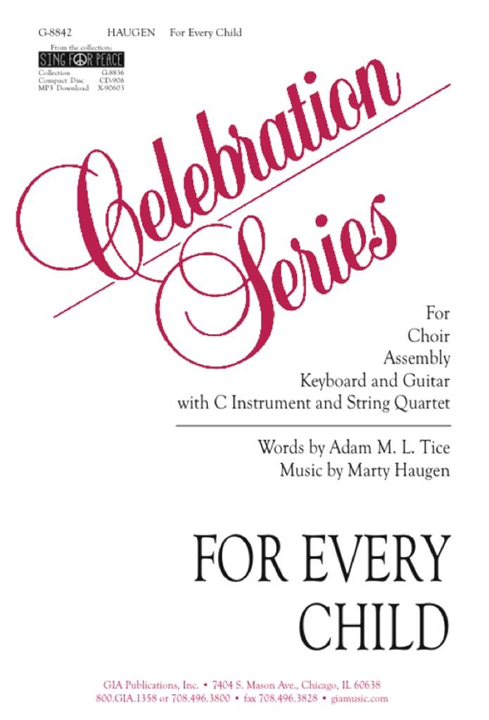 For Every Child - Guitar edition : Guitar