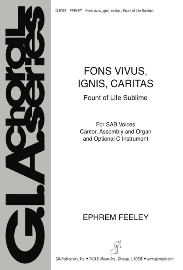 Fons vivus, ignis, caritas : C Instrument