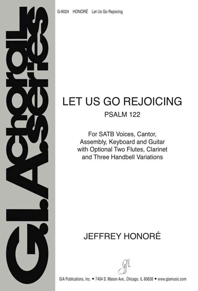 Let Us Go Rejoicing- 2 octave melody line Handbell : 2 octaves Handbells