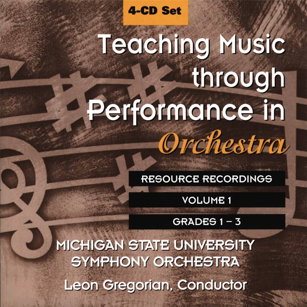 Teaching Music through perf. in Orchestra, Vol. 1 : Resource Recordings, Grades 1 - 3 4 CD set