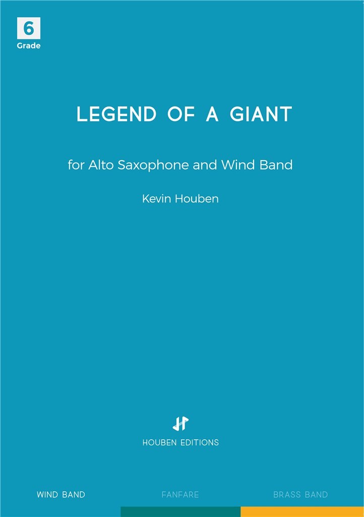 Legend of a Giant : for Alto Saxophone and Wind Band