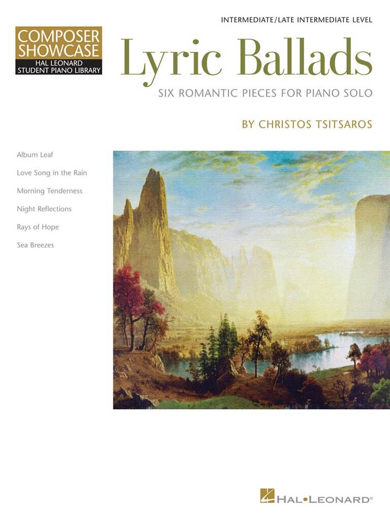 Lyric Ballads : Six Romantic Pieces for Piano Solo
