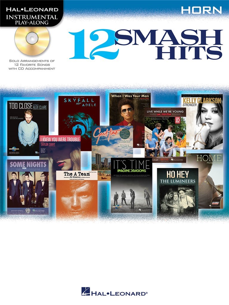 Hal Leonard Instrumental Play-Along: 12 Smash Hits (Horn)
