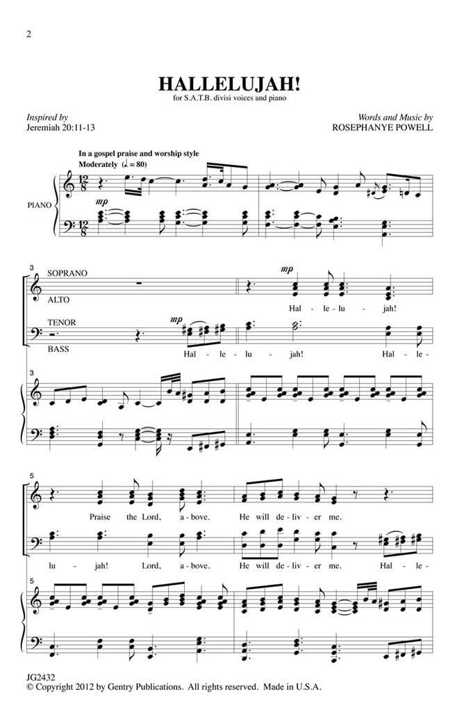 Hallelujah : from The Cry of Jeremiah