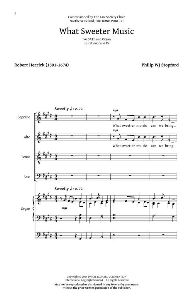 What Sweeter Music