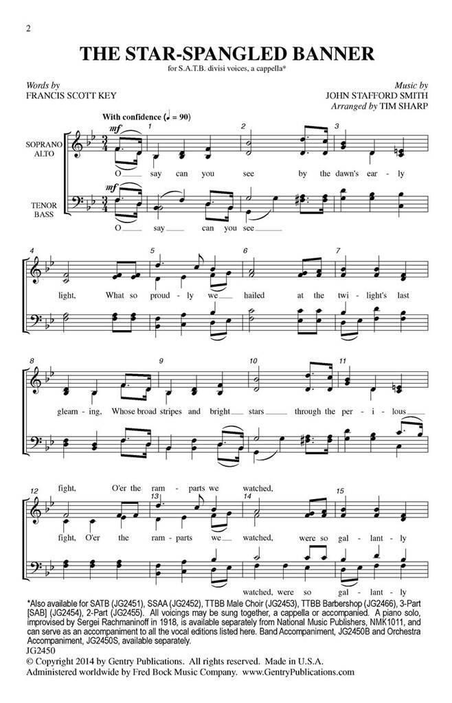 The Star-Spangled Banner : Arranged by Sergei Rachmaninoff
