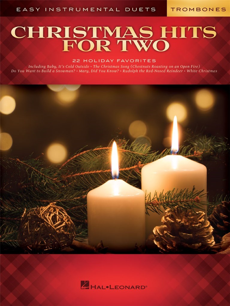 Christmas Hits for Two Trombones : Instrumental Duet for Trombone