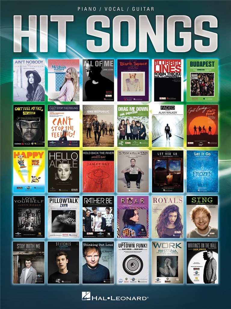 Hit Songs : Piano, Vocal, Guitar