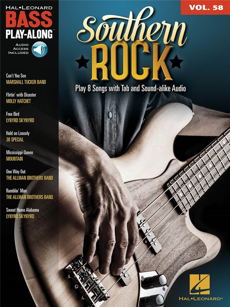 Southern Rock : Bass Play-Along Volume 58