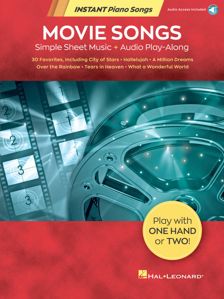 Movie Songs - Instant Piano Songs : Simple Sheet Music + Audio Play-Along
